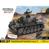 COBI Historical Collection 2597 - Panzerkampfwagen II Aus.f, World War II, 1:28 Bausatz 813 Klemmbausteine/1 Figur COBI Historical Collection 2597 - Panzerkampfwagen II Aus.f, World War II, 1:28 Bausatz 813 Klemmbausteine/1 Figur von Cobi