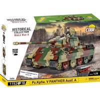 COBI Historical Collection 2654A - Pz.Kpfw.V PANTHER Ausf.A, Bausatz 1:28, 1157+1 Klemmbausteine COBI Historical Collection 2654A - Pz.Kpfw.V PANTHER Ausf.A, Bausatz 1:28, 1157+1 Klemmbausteine von Cobi