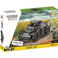 COBI Historical Collection 2657 - Sd.Kfz, 222, WWII, Bausatz 1:28, 502+1 Klemmbausteine COBI Historical Collection 2657 - Sd.Kfz, 222, WWII, Bausatz 1:28, 502+1 Klemmbausteine von Cobi