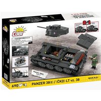 COBI Historical Collection 2666 - Panzer 38(t) (CKD) LT vz 38, WWII, Bausatz 1:28, 690+1 Klemmbausteine von Cobi