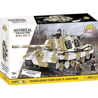 COBI Historical Collection 2674 - Panzerjäger Tiger Ausf.B Jagdtiger, WWII, Bausatz 1:28, 1371+3 Klemmbausteine COBI Historical Collection 2674 - Panzerjäger Tiger Ausf.B Jagdtiger, WWII, Bausatz 1:28, 1371+3 Klemmbausteine von Cobi