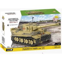 COBI Historical Collection 2734 - Panzer VI Tiger I No 131, WWII, Bausatz 1:48, 442 Klemmbausteine von Cobi