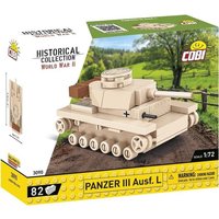 COBI Historical Collection 3090 - Panzer III Ausf.L, WWII, 1:72 Bausatz, 82 Klemmbausteine COBI Historical Collection 3090 - Panzer III Ausf.L, WWII, 1:72 Bausatz, 82 Klemmbausteine von Cobi