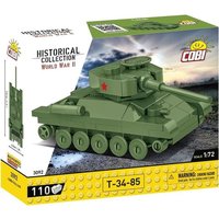 COBI Historical Collection 3092 - T-34-85 Panzer, WWII, 1:72 Bausatz, 110 Klemmbausteine von Cobi