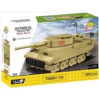 COBI Historical Collection 3095 - Tiger I 131 Panzer, WWII, Maßstab 1:72, Bausatz, 144 Klemmbausteine von Cobi