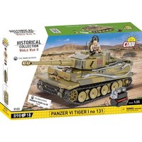 COBI Historical Collection 3123 - Panzer VI Tiger I no 131, WWII, Bausatz 1:35, 898+1 Klemmbausteine COBI Historical Collection 3123 - Panzer VI Tiger I no 131, WWII, Bausatz 1:35, 898+1 Klemmbausteine von Cobi