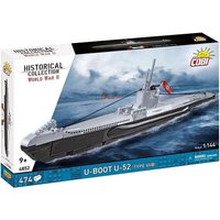 COBI Historical Collection 4852 - U-Boot U-52 (Type VIIB), WWII, Bausatz 1:144, 474 Klemmbausteine von Cobi