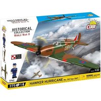 COBI Historical Collection 5762 - Hawker Hurricane (No.302 Spn.RAF), WWII, Bausatz 1,32, 375+1 Klemmbausteine von Cobi