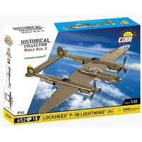 COBI Historical Collection 5763 - Lockheed P-38 Lightning (H), WWII, WWII, Bausatz 1:32, 650 Klemmbausteine/1 Figur von Cobi