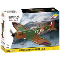 COBI Historical Collection 5778 - Supermarine Spitfire Mk.II, WWII, Bausatz 1:32, 384/1 Klemmbausteine COBI Historical Collection 5778 - Supermarine Spitfire Mk.II, WWII, Bausatz 1:32, 384/1 Klemmbausteine von Cobi