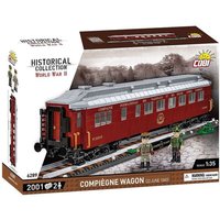 COBI Trains 6289 - Compiègne Wagon 1940, 1:35 Bausatz, 1927 Klemmbausteine, 2 Figuren COBI Trains 6289 - Compiègne Wagon 1940, 1:35 Bausatz, 1927 Klemmbausteine, 2 Figuren von Cobi