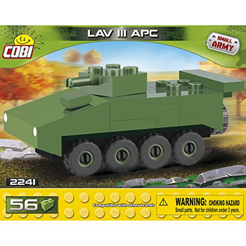 Small Army 2241 Nano Tank Lav Iii APC 56 Elements, COBI-2241 von COBI