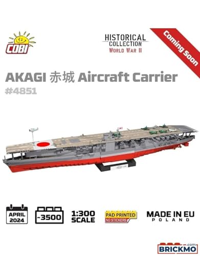 Cobi Historical Collection World War II 4851 Akagi Aircraft Carrier 4851 von Cobi