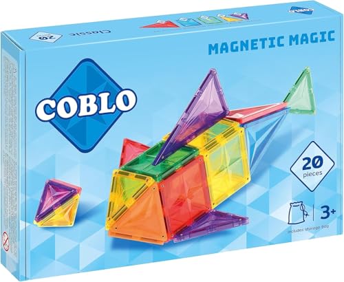 Coblo Classic 20-teiliges Set - Magnetisches Montessori-Bauspielzeug - Kreatives STEM-Spielzeug Kinder von 3 bis 12 Jahren Coblo Classic 20-teiliges Set - Magnetisches Montessori-Bauspielzeug - Kreatives STEM-Spielzeug Kinder von 3 bis 12 Jahren von Coblo