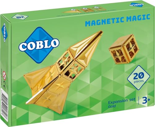 Coblo Gold 20-teiliges Set - Magnetisches Montessori -Bauspeulzeug Spielzeug - Magnetische Bausteine - Kreatives STEM-Spielzeug Kinder von 3 bis 12 Jahren Coblo Gold 20-teiliges Set - Magnetisches Montessori -Bauspeulzeug Spielzeug - Magnetische Bausteine - Kreatives STEM-Spielzeug Kinder von 3 bis 12 Jahren von Coblo