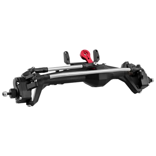 1/10 RC Crawler Vollmetall-Vorder- und Hinterportalachse für Axial Capra 1.9 UTB AXI03004 Buggy F9 Wraith 90018 RR10 Upgrade Teil (Black Front Axle) von CobraCrawler