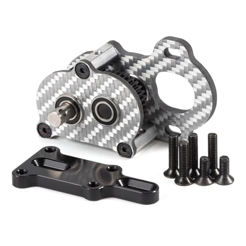 CobraCrawler 29g Ultra-Leichte Portal-Übertragung 48P Carbon Mini-Getriebe mit Schiebescheibe für Axial Capra F9 AR45 Vanquish F10 Portalachse (Silver) von CobraCrawler