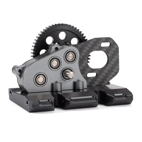CobraCrawler LCG-Getriebe mit 17% und 29% Overdrive und geneigter Gleitplatte für 1/10 RC Crawler Wettbewerbs-Chassis und Cheater-Rigs (17% Front Overdrive) von CobraCrawler