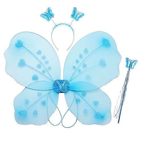 Schmetterlings-Feenflügel für Erwachsene, gruseliger Totenkopf, Schmetterlingsflügel für Frauen und Mädchen, Feenflügel, Halloween, Weihnachten, Feenkostüm, Verkleidung, Partygeschenk (blaues Schmetterlings-Feenflügel für Erwachsene, gruseliger Totenkopf, Schmetterlingsflügel für Frauen und Mädchen, Feenflügel, Halloween, Weihnachten, Feenkostüm, Verkleidung, Partygeschenk (blaues von CocMouse