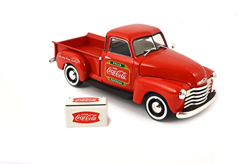 Motor City – 478104 – Chevrolet Pick-up – Coca Cola – 1953 – Maßstab 1/43 – Rot von Coca-Cola
