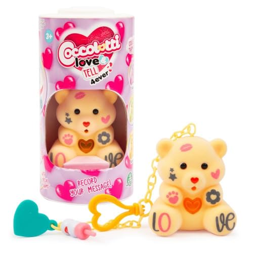 Coccolotti Love&Tell 4ever - Gelber Bär, mit Aufnahmefunktion und Schlüsselanhänger, interaktive Tiere Spielzeug, für Kinder ab 4 Jahren, wertvolle Spiele Coccolotti Love&Tell 4ever - Gelber Bär, mit Aufnahmefunktion und Schlüsselanhänger, interaktive Tiere Spielzeug, für Kinder ab 4 Jahren, wertvolle Spiele von Coccolotti