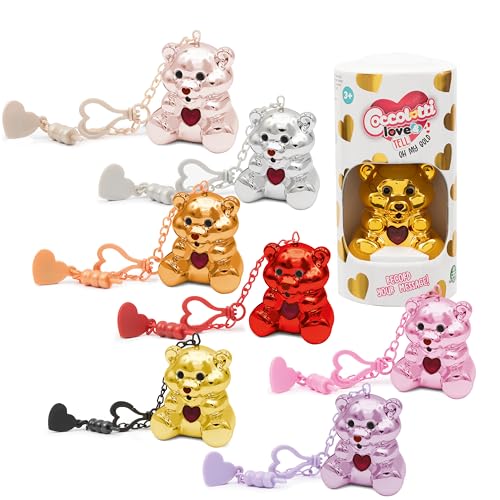 Coccolotti Oh My Gold, 1 zufälliger Bär aus 7 Versionen verfügbar, Aufnahmefunktion und Schlüsselanhänger, Farbe Metal-Effekt, interaktive Tiere Spielzeug, Spiele für Kinder 3 Jahre +, wertvolle Coccolotti Oh My Gold, 1 zufälliger Bär aus 7 Versionen verfügbar, Aufnahmefunktion und Schlüsselanhänger, Farbe Metal-Effekt, interaktive Tiere Spielzeug, Spiele für Kinder 3 Jahre +, wertvolle von Coccolotti