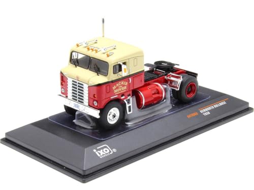1950 Cabeza Tractora Kenworth Bullnose Rojo/Beige 1:64 IXO Models 64TR008 von Cochesdemetal