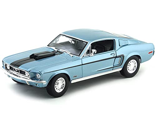 1968 Ford Mustang GT Cobra Jet Azul 1:18 Maisto 31167 1968 Ford Mustang GT Cobra Jet Azul 1:18 Maisto 31167 von Cochesdemetal