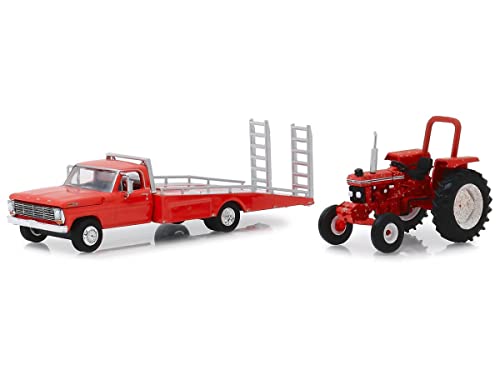 1969 Camión Rampa Ford F-350 + 1985 Tractor Ford 5610 "H.D. Truck Series 16" 1:64 Greenlight 33160A 1969 Camión Rampa Ford F-350 + 1985 Tractor Ford 5610 "H.D. Truck Series 16" 1:64 Greenlight 33160A von Cochesdemetal