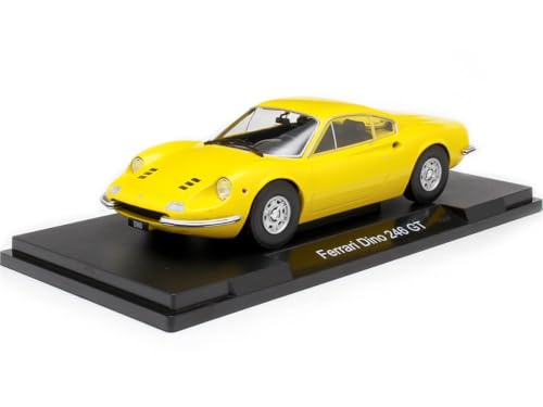 Cochesdemetal Dino 246 GT Giallo 1:18 Auto Modellauto für Erwachsene, Klassiker, männlich Cochesdemetal Dino 246 GT Giallo 1:18 Auto Modellauto für Erwachsene, Klassiker, männlich von Cochesdemetal