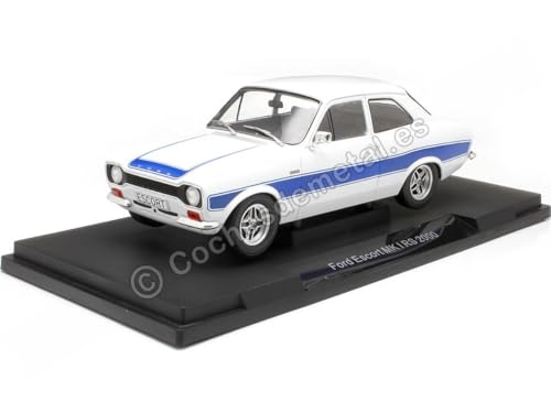 FORD ESCORT MK I RS 2000 1973 WHITE/BLUE 1:18 FORD ESCORT MK I RS 2000 1973 WHITE/BLUE 1:18 von Cochesdemetal