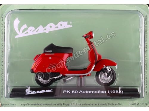 Kompatibel mit 1985 Vespa PK 50 Automatica Rot 1:18 Editorial Salvat VES0057 Kompatibel mit 1985 Vespa PK 50 Automatica Rot 1:18 Editorial Salvat VES0057 von Cochesdemetal