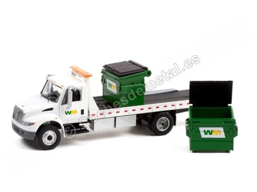 Kompatibel mit 2013 International Durastar LKW mit Rampe und Behältern H.D. Trucks Series 22" 1:64 Greenlight 33220B Kompatibel mit 2013 International Durastar LKW mit Rampe und Behältern H.D. Trucks Series 22" 1:64 Greenlight 33220B von Cochesdemetal