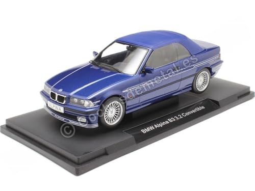 Kompatibel mit BMW Alpina B3 3.2 Convertible, Dunkelblau, Metallic, 1:18 MC Group 18320 Kompatibel mit BMW Alpina B3 3.2 Convertible, Dunkelblau, Metallic, 1:18 MC Group 18320 von Cochesdemetal
