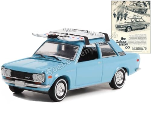 Kompatibel mit Datsun 510 mit Ski im Vintage Ad Cars Series 7" 1:64 Greenlight 39100C Kompatibel mit Datsun 510 mit Ski im Vintage Ad Cars Series 7" 1:64 Greenlight 39100C von Cochesdemetal