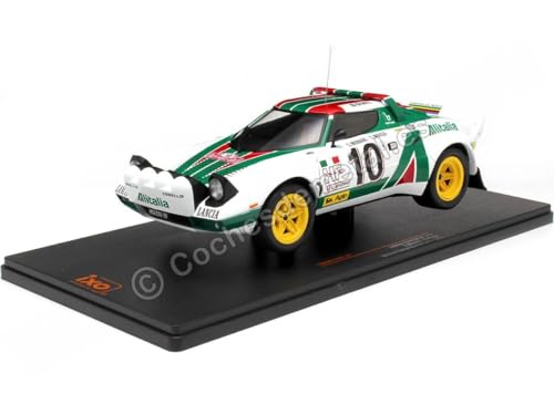 Kompatibel mit Lancia Stratos HF Nº10 Munari/Maiga Gewinner Rallye Monte Carlo 1:18 IXO Modelle 18RMC162A von Cochesdemetal