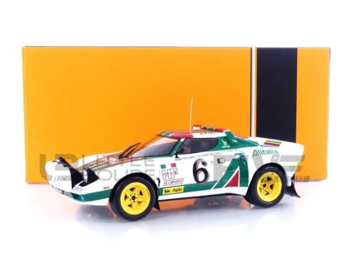 Kompatibel mit Lancia Stratos HF Nr. 6 Waldegard/Thorszelius Rallye Monte Carlo 1:18 IXO Modelle 18RMC162B von Cochesdemetal