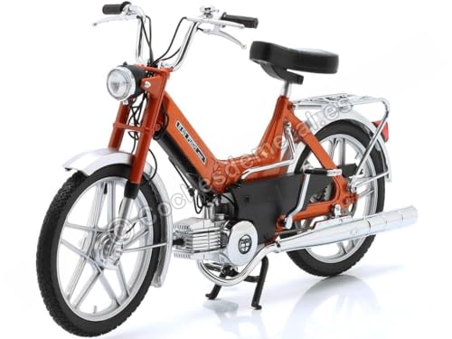 Kompatibel mit Moped Puch Maxi N Orange Metallic 1:10 50CC Legends 10011 von Cochesdemetal