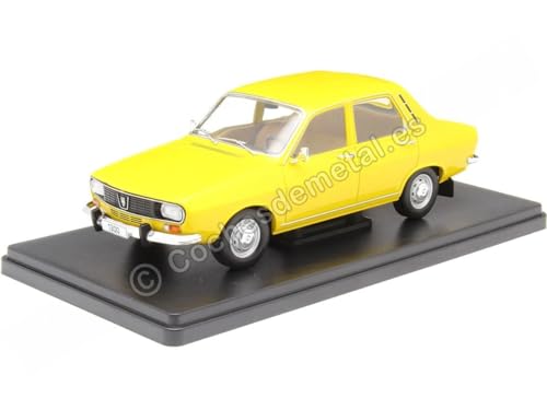 Modellfahrzeug Dacia 1300, 1969, gelb. von Cochesdemetal
