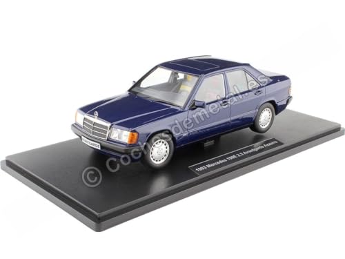 Passend für Mercedes-Benz 190E 2.3 Avantgarde W201 Blau Metallic 1:18 Triple-9 1800312 Passend für Mercedes-Benz 190E 2.3 Avantgarde W201 Blau Metallic 1:18 Triple-9 1800312 von Cochesdemetal