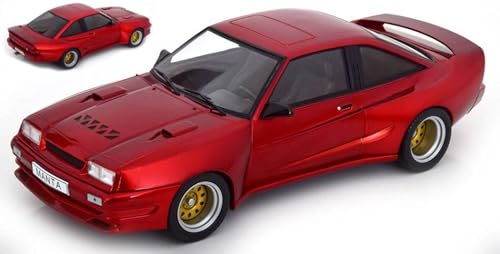 Passend für Opel Manta B Mattig Rot Bilayer 1:18 MC Group 18424 von Cochesdemetal