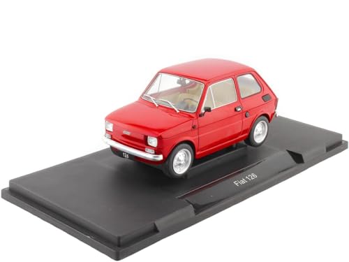 passend für Fiat (Seat 126) 126 rot 1:18 MC Group 18323 von Cochesdemetal