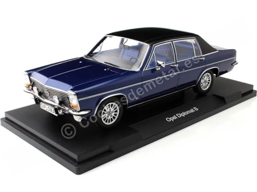 passend für Opel Diplomat B blau/schwarz 1:18 MC Group 18336 passend für Opel Diplomat B blau/schwarz 1:18 MC Group 18336 von Cochesdemetal