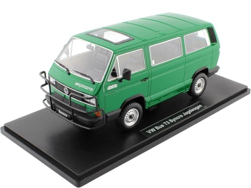 passend für VW T3 Syncro Jagdwagen Grün 1:18 KK-Scale 180965 passend für VW T3 Syncro Jagdwagen Grün 1:18 KK-Scale 180965 von Cochesdemetal