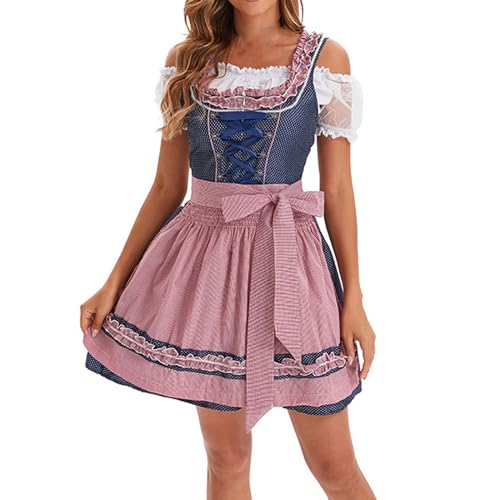 Cocila Dirndlkleid Damen Kostümkleid Traditionelles Deutsches Bayern Kostüm Komplettsets Trachtenröcke Mit SchüRze Dirndlbluse Dirndlkleid Cosplay Maid Kostümkleid Partykleider Cocila Dirndlkleid Damen Kostümkleid Traditionelles Deutsches Bayern Kostüm Komplettsets Trachtenröcke Mit SchüRze Dirndlbluse Dirndlkleid Cosplay Maid Kostümkleid Partykleider von Cocila