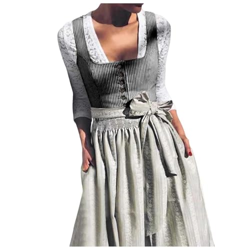 Cocila Trachtenkleid Biermädchen Kostüm Bierfest Kostümkleid Set mit Dirndlschürze Deutsches Bayern Kleidung Frauenkleider Kleid Faschingskostüme Halloween Kostüme Cocila Trachtenkleid Biermädchen Kostüm Bierfest Kostümkleid Set mit Dirndlschürze Deutsches Bayern Kleidung Frauenkleider Kleid Faschingskostüme Halloween Kostüme von Cocila