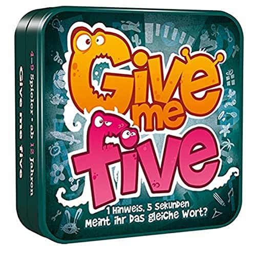 Cocktail Games | Give me Five | Partyspiel | Kartenspiel | 4-9 Spieler | Ab 12+ Jahren | 30+ Minuten | Deutsch von Asmodee