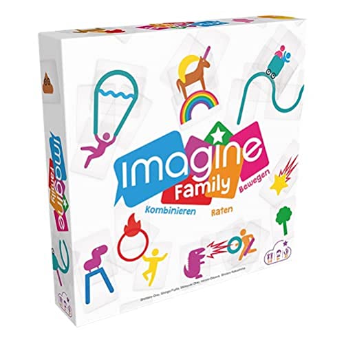 Asmodee | Cocktail Games | Imagine Family | Familienspiel | Kartenspiel | 3-8 Spieler | Ab 8+ Jahren | 30+ Minuten | Deutsch von Cocktail Games