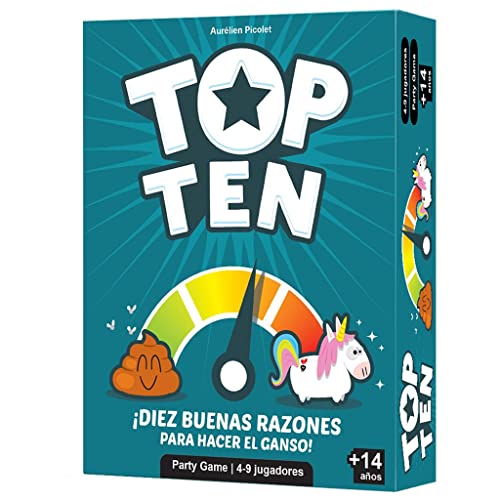 Cocktail Games Top Ten - Spanisches Kartenspiel (CGTT01ES) von Cocktail Games