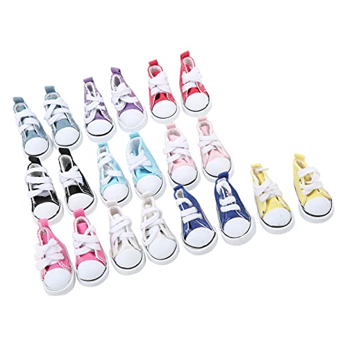 Cocoarm 10 Paare 1/6 Puppen Stoff Schuhe Anti -Slip -Design Exquisite Version für Modeball Angebracht Cocoarm 10 Paare 1/6 Puppen Stoff Schuhe Anti -Slip -Design Exquisite Version für Modeball Angebracht von Cocoarm
